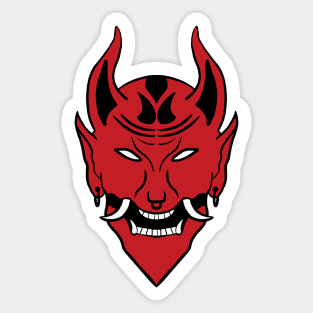 Devil's Head Sticker